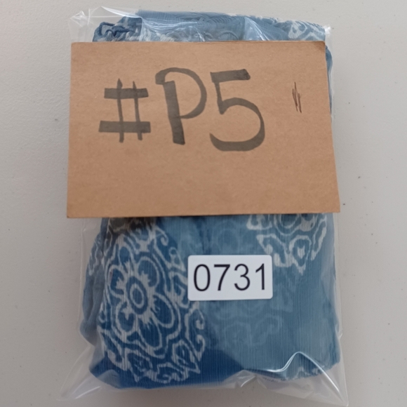 Sarah Stewart 100% Silk Sheer Artsy Printed Tunic Top - Picture 15 of 16